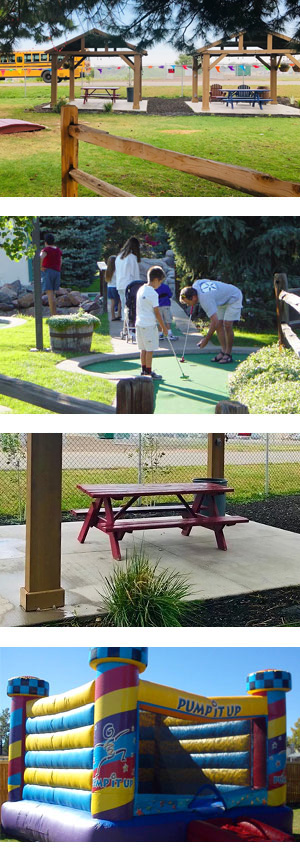 A range of amenities for private parties